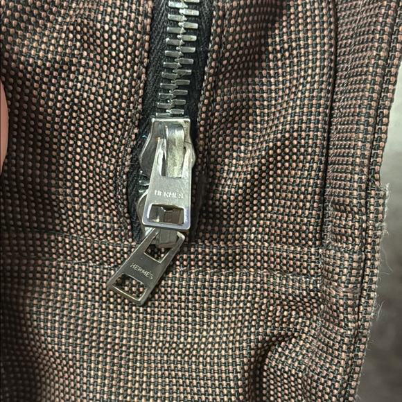 HERMES Canvas Herline MM Tote - Picture 7 of 7